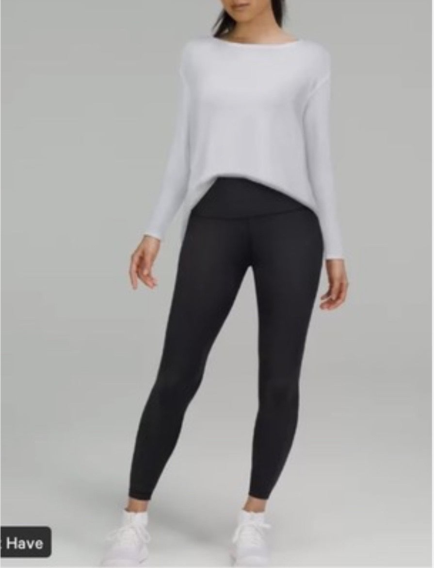 NWT Lululemon Align Yoga Pants Black 25" High Rise Leggings-